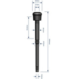 Milkrite Zitzengummi Ultraliner mit runden Schaft, lang GM86U 200071-01 (MR-200071-01)