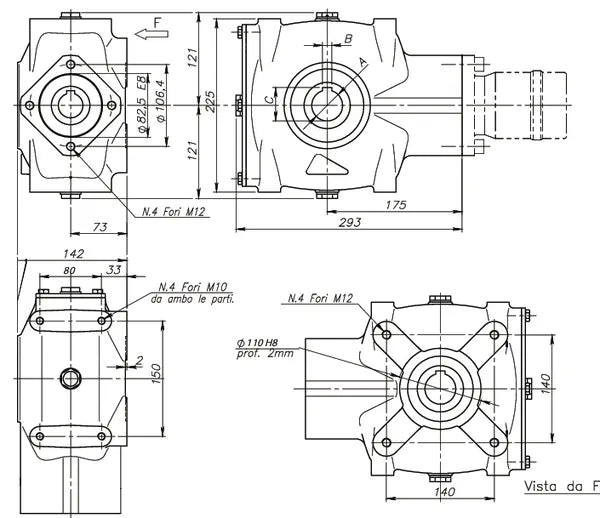 Gearbox 4.1:1