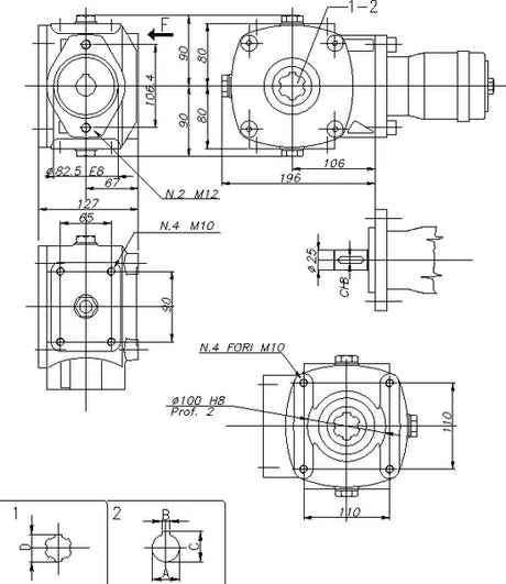 Gearbox 1.9:1