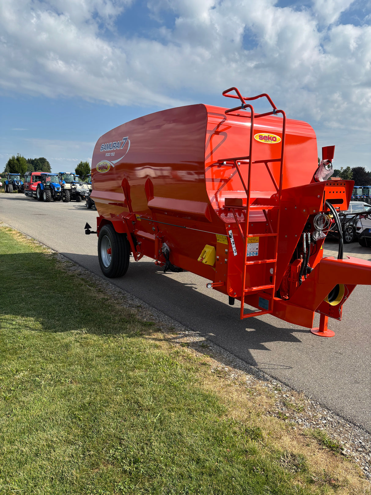 Seko Samurai 7 Unifeed gezogener Futtermischwagen horizontal
