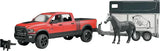 Bruder RAM Power Wagon+Pferdeanhänger U02501