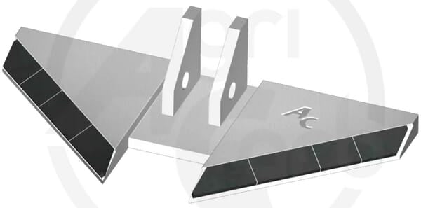 KRAMP Flügelschar Hartmetall - 1 Stück - ADG0280