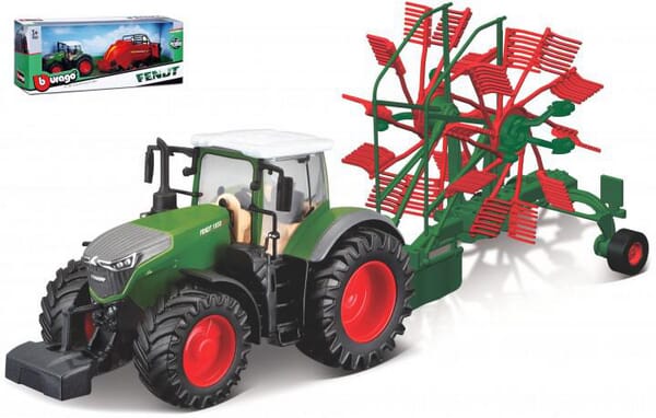 Fendt 1050 Vario with rotary rake
