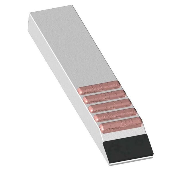 KRAMP Aufschweißspitze, Hartmetallpanzerung 300x60x30 BEC6330R