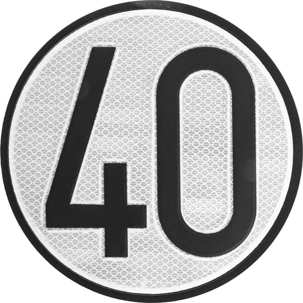 Panneau de limitation de vitesse 40