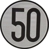 Panneau de limitation de vitesse 50
