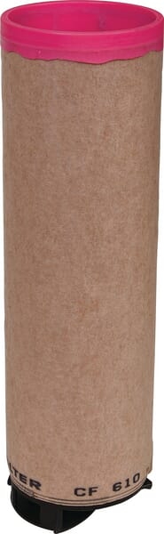 Secondary air filter element