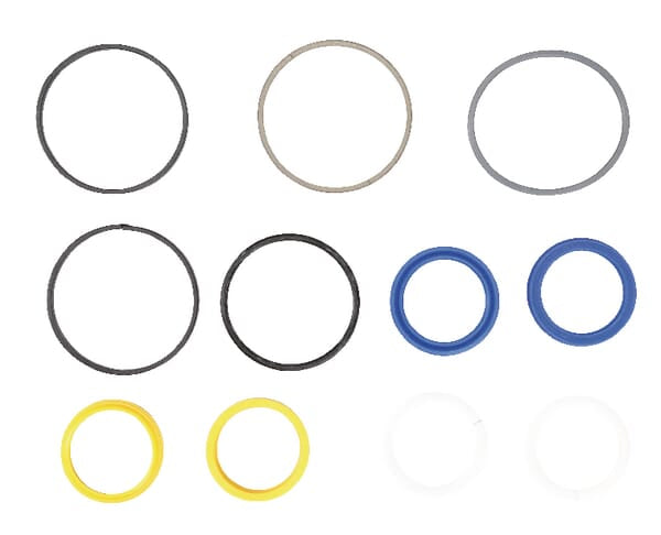 Gasket set for steering cylinder