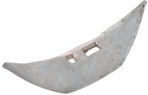 KRAMP Grubberschar 250x85x8mm, reversibel, gehärtet, gekrümmt, 2 Löcher, passend für Boisselet CP0005
