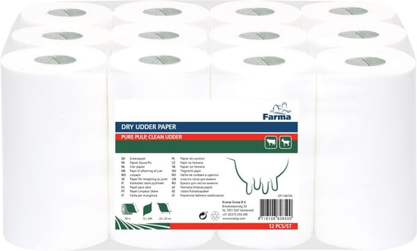 KRAMP Euterpapier 200 Blatt - 12 Stück CP11401FA