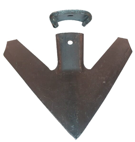 KRAMP Gänsefußschar 14" 8mm Clip-On CP14FK