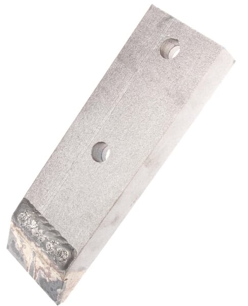 KRAMP Grubberspitze 230x70x30mm, gehärtet, flach, 2 Löcher, passend für Duro CP2507030CN