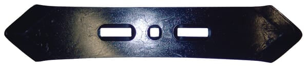KRAMP Grubberspitze 420x80x12mm, reversibel, gekrümmt, 3 Löcher, passend für Universal CP42080