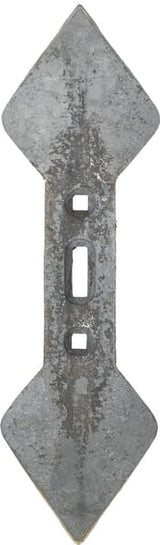 KRAMP Grubberspitze 460x135x19.5mm, wendbar, gekrümmt, 3 Löcher, passend für Universal CP489071