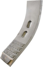 KRAMP Grubberspitze 382x100x20mm, gehärtet, gekrümmt, 2 Löcher, passend für Universal CP704CN
