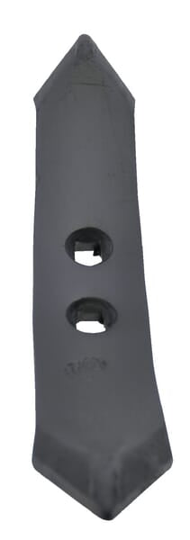 KRAMP Grubberspitze 300x55x15mm, reversibel, gehärtet, gekrümmt, 2 Löcher, passend für Universal CP782GP - 2 Stück