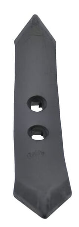 KRAMP Grubberspitze 300x55x15mm, reversibel, gehärtet, gekrümmt, 2 Löcher, passend für Universal CP782GP - 2 Stück
