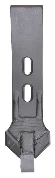 KRAMP Grubberspitze 350x101x14mm, gehärtet, gekrümmt, 2 Löcher, passend für Universal CP893CN