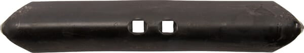Cultivator tip 260x50x6mm, reversible, hardened, curved, 2 holes, suitable for Universal