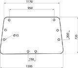 KRAMP Heckscheibe oben D520483
