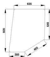 KRAMP Türscheibe D520484