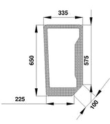 KRAMP Frontscheibe unten D6703