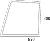 KRAMP Türscheibe oben links D6706