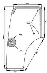 KRAMP Türscheibe D6865