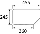 KRAMP Heckscheibe unten D6874