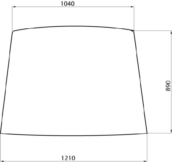 KRAMP Frontscheibe getönt D7010