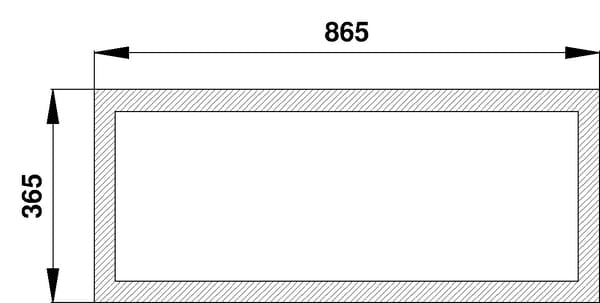 KRAMP Heckscheibe unten D7082