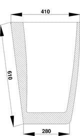 KRAMP Frontscheibe unten D7303