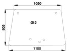 KRAMP Frontscheibe, oben aufstellbar D7401