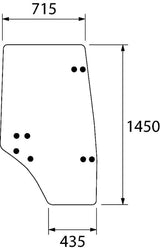 KRAMP Türscheibe D7543