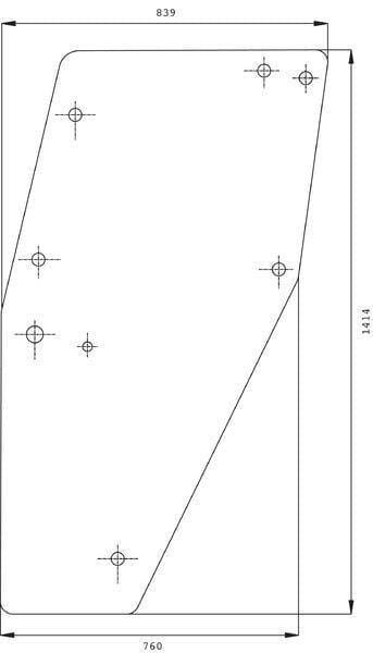 KRAMP Türscheibe D7745T