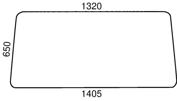 KRAMP Frontscheibe oben D9001