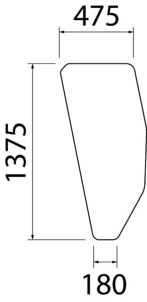 KRAMP Türscheibe D9007