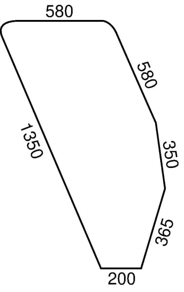 KRAMP Türscheibe D9007T