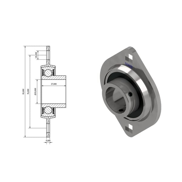 KRAMP Flanschlager DR023487