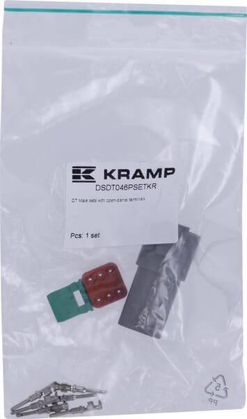 KRAMP Satz DT 6-polige Steckverbinder Stecker - 1 Set - DSDT046PSETKR