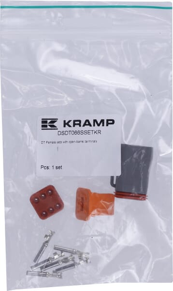 KRAMP Satz DT 6-polige Steckverbinder Buchse - 1 Set - DSDT066SSETKR