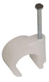 KRAMP Rohrnagelbügel 8-10mm weiß - 100 Stück EM366521