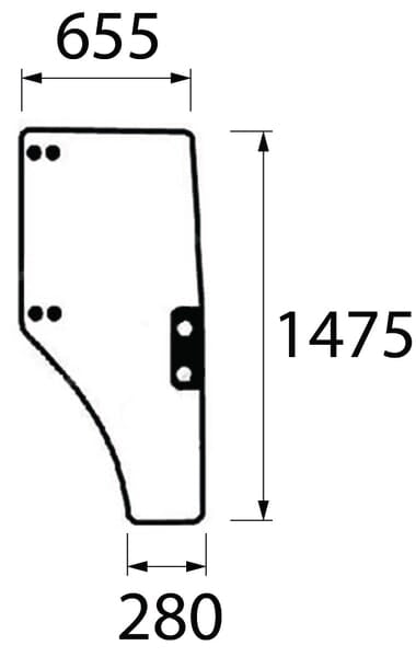 KRAMP Türscheibe ER047313N