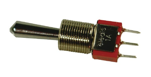 Two-position switch, 2-pole, on-on, 5A