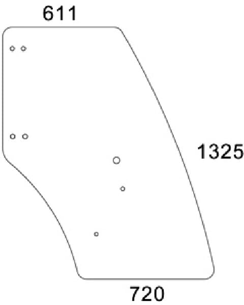 KRAMP Türscheibe F329810030190N