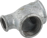 KRAMP T-Stück verzinkt 1"x1/2" FG1301L1M12R