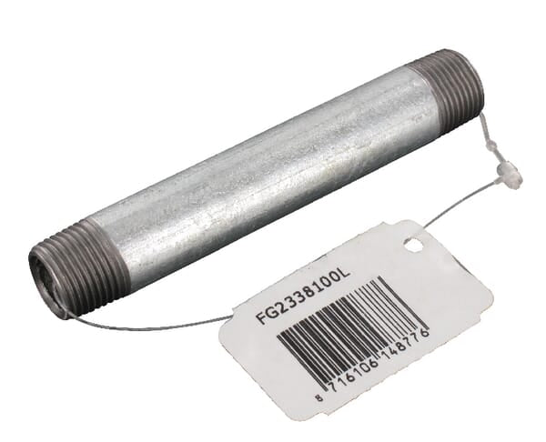 KRAMP Rohrnippel verz. 3/8"x100mm FG2338100L