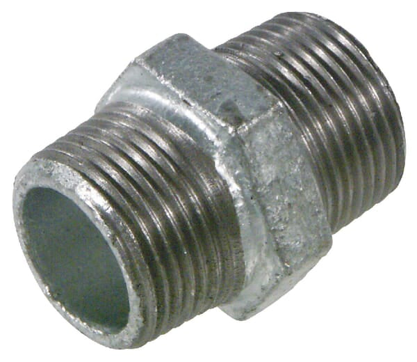 Mamelon double galvanisé AG 3"