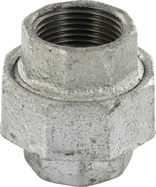 vissé filetage femelle/femelle galvanisé 1"