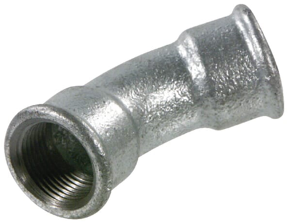 KRAMP Bogen 45° verz. 2xIG 2 1/2" FG41212